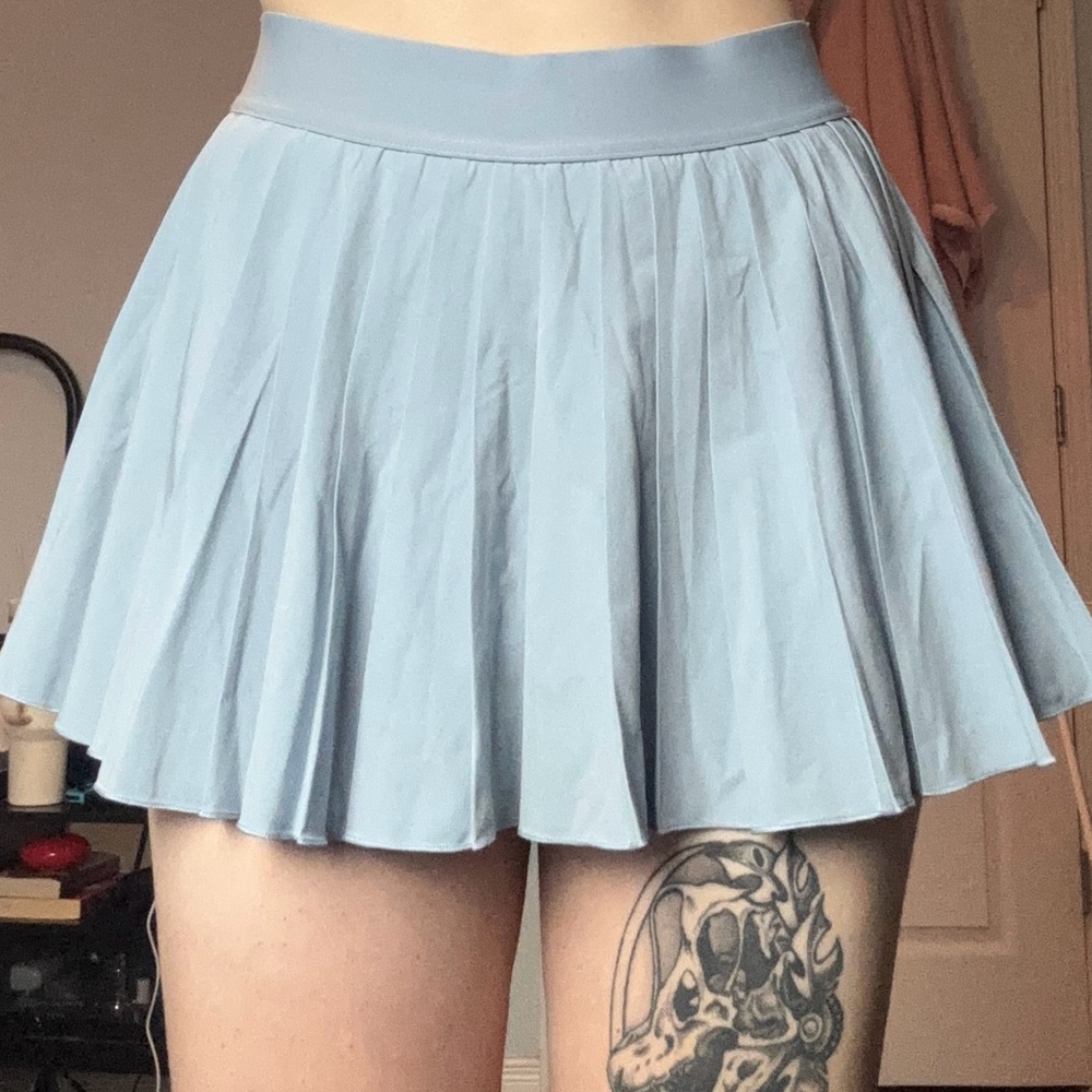 TNA Baby Blue Tennis Skirt